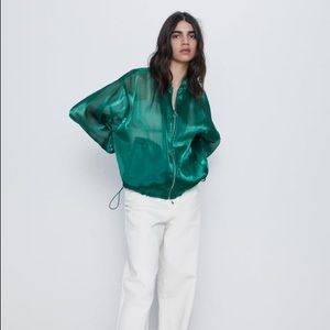 Zara Semi Sheer Bomber
